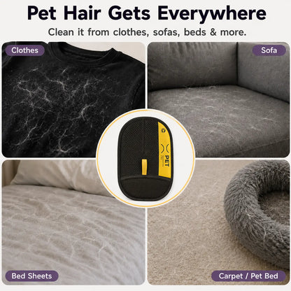 Electrostatic Pet Hair Removal Glove for Dogs and Cats - Reusable Multi-Surface Lint Cleaning Tool for Sofas, Clothing, Beds, and Car Seats