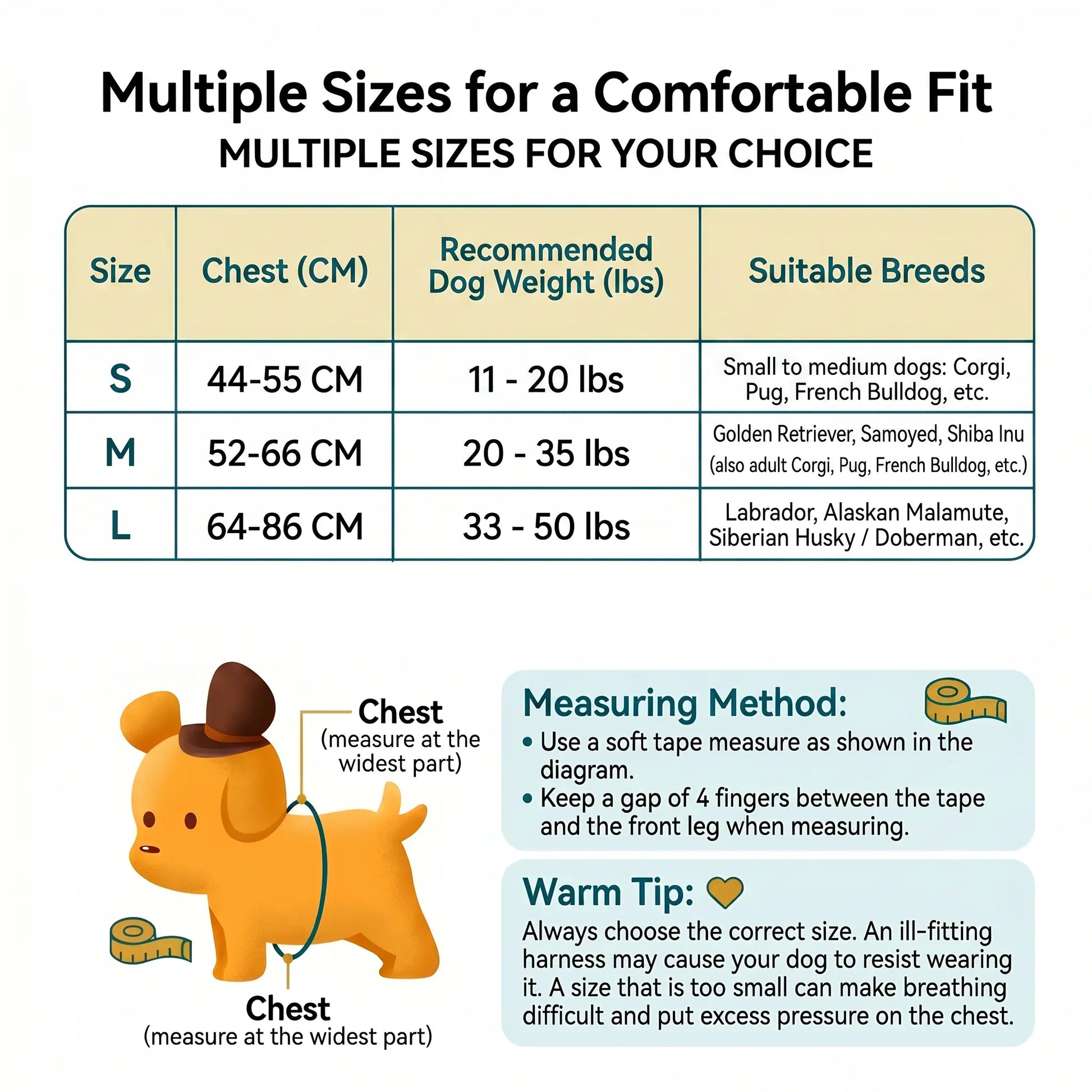 Durable Reflective No-Pull Dog Harness and Leash Set - 5FT Adjustable Leash Included, Breathable Design for Comfortable Daily Walks, Ideal for Puppies