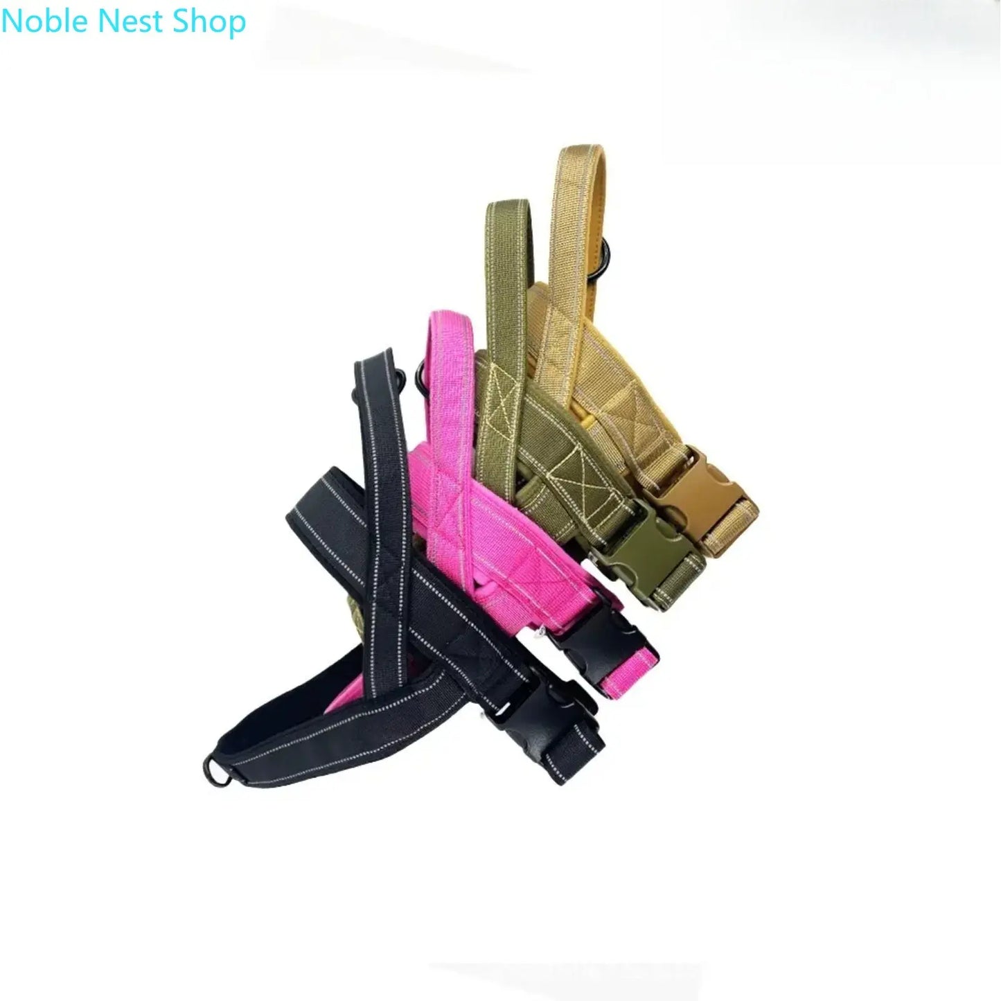 Adjustable No-Pull Dog Harness for All Breeds, Comfortable and Lightweight Vest for Safe Walking and Training
