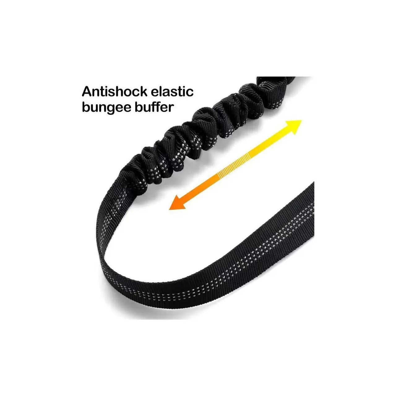 Enhanced Cushioned Dog Car Seat Belt - 3-in-1 Multifunctional Pet Safety Leash with Reflective Nylon, Adjustable Restraint Strap, 360° Rotating Metal Buckle, Compatible with All Car Models for Medium-Sized Dogs