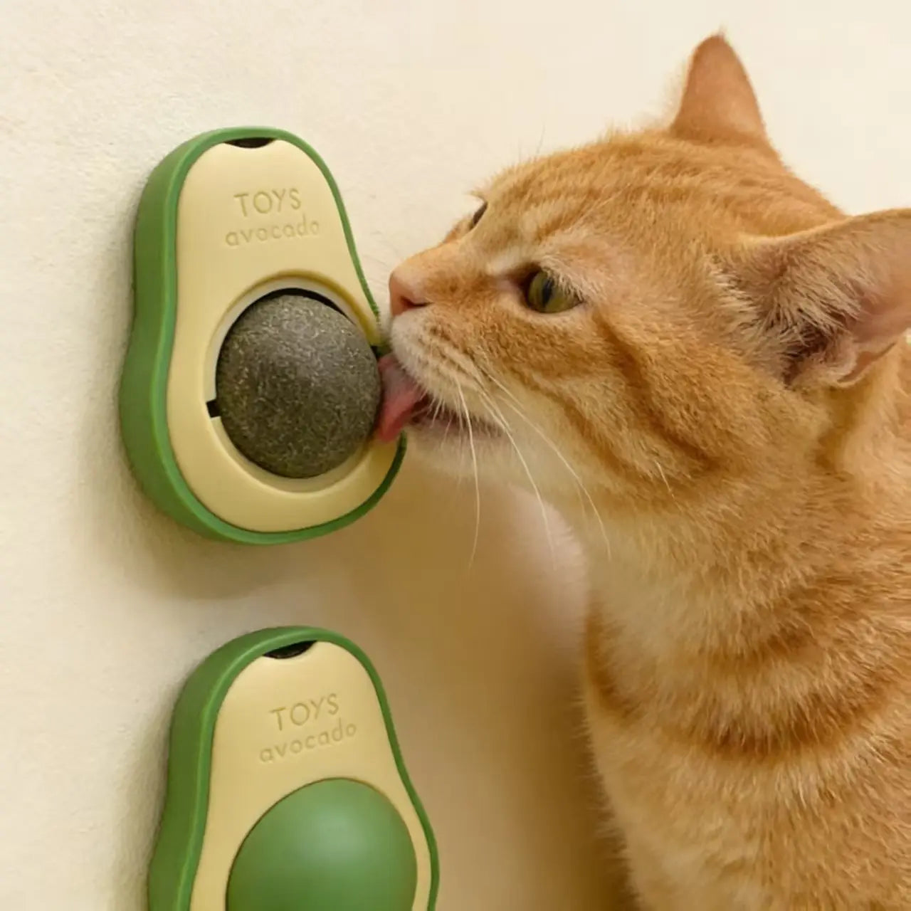 Wall-Mounted Catnip Chew Toy with 360° Spinning Ball for Enhanced Dental Care and Interactive Play for Indoor Cats
