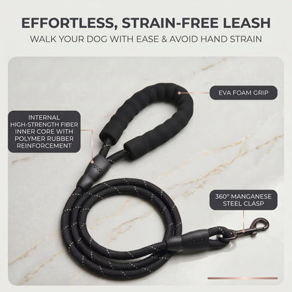 Durable Reflective No-Pull Dog Harness and Leash Set - 5FT Adjustable Leash Included, Breathable Design for Comfortable Daily Walks, Ideal for Puppies