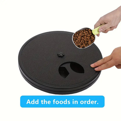 3-In-1 Multifunctional Dog Food Dispenser Plate Bowl, Dog Nail Scratch Pad Dog Nail Grinder Alteractive, Interactive Dog Training Plate Bowl