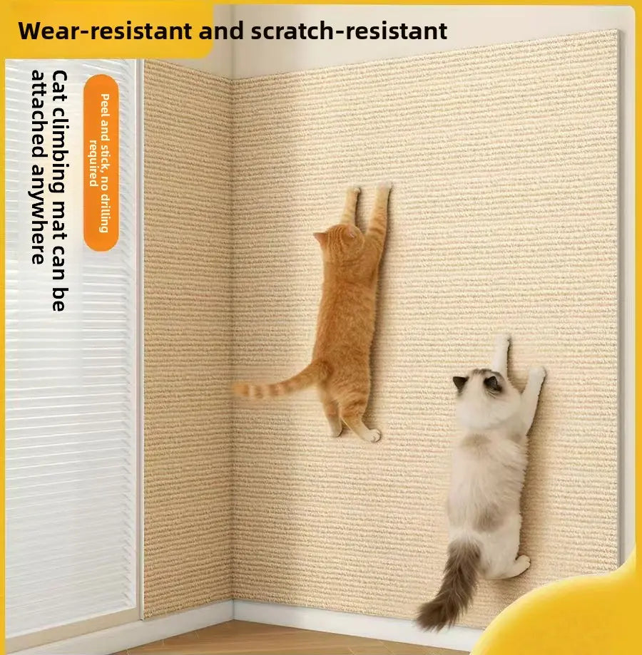 11.85In*39.3In，Cat Scratch Protector for Furniture – Protect Leather Couch from Claws, anti Scratch Tape for Sofa Arms Corners, Clear Sticky Scratch Deterrent Pad, Easy to Install Weird Stickers Iridescent Stained Glass Window Film