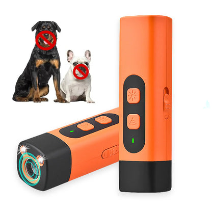 PetSafe Professional Sonic Emitter Dog Training Device with LED Flashlight, 30 ft Range, Rechargeable Ultrasonic Bark Control Solution