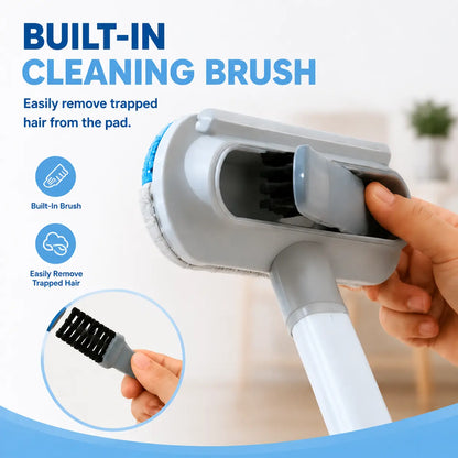Enhanced Pet Hair Removal Tool for Dogs and Cats, Reusable Lint Brush with Adjustable Long Handle, Portable Fur Remover for Furniture, Carpets, Bedding, Clothes, and Car Seats, Washable Multi-Surface Cleaner, 4-in-1 Design